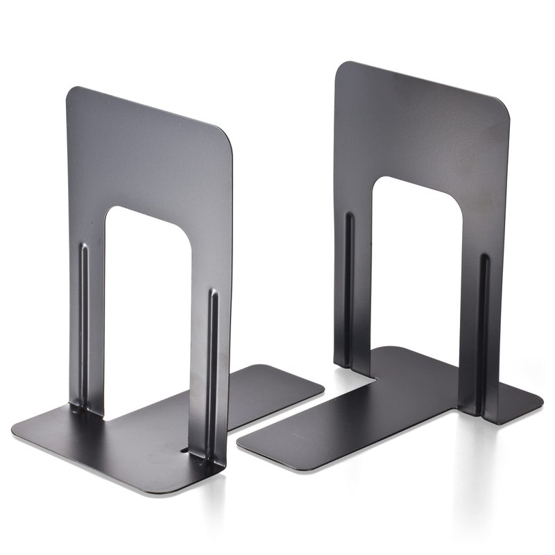 Officemate Non-Skid Bookends, 9â€, Non-Skid Base, Chip Proof Enamel Coating (93051) - Image 1